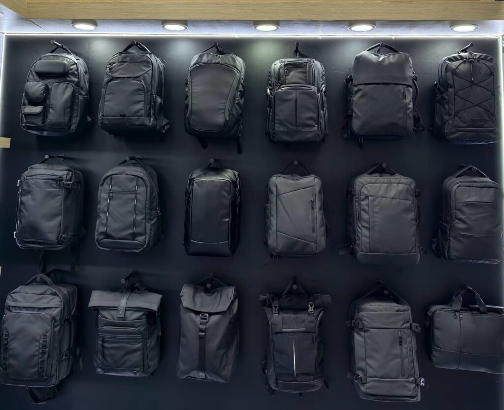 OEM and ODM bag collections including backpacks, tote bags and duffle bags