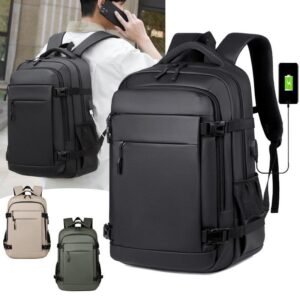 Custom Large Capacity Waterproof PU Notebook Backpack