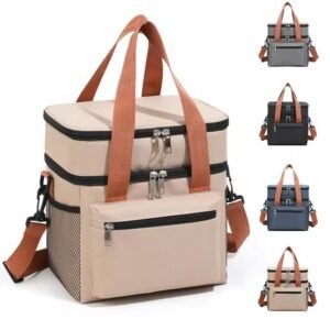 Insulated Backpack Cooler Waterproof Portable Oxford Thermal Pack with Unisex Outdoor Picnic Bag