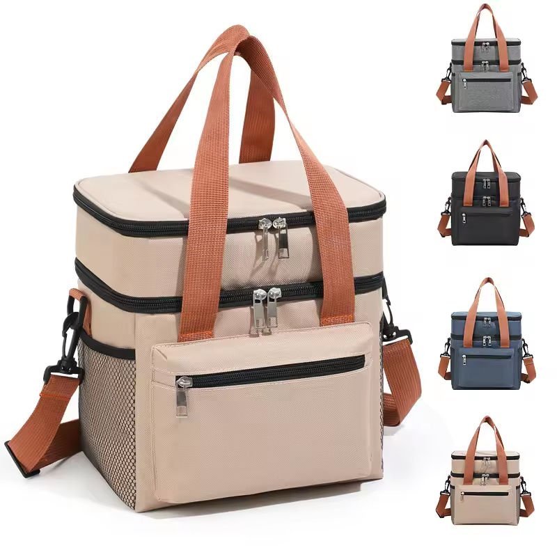 Insulated Backpack Cooler Waterproof Portable Oxford Thermal Pack with Unisex Outdoor Picnic Bag