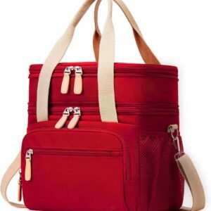 Portable Reusable Leakproof Insulated Lunch Tote Cooler Bag Oxford Waterproof Thermal Food Picnic Kid Box