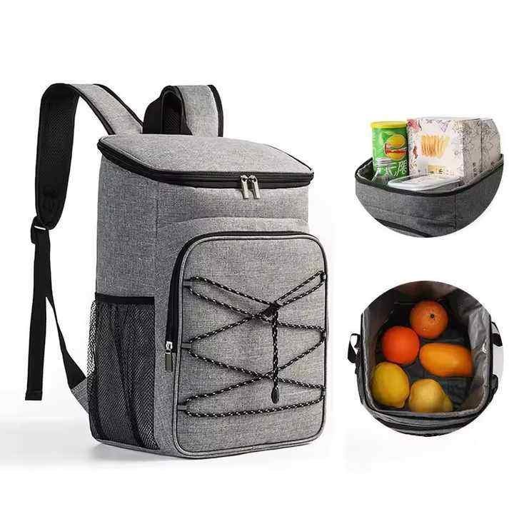 Foldable Insulated Food Delivery Bag Backpack Waterproof and Pizza Food Delivery Proof Thermal Beach Cooler
