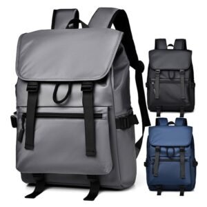 Water-Resistant Large Capacity Lightweight Business Travel Oxford Laptop Backpack