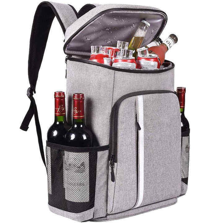 Portable Lightweight Leakproof Cooler Bags Large Capacity Waterproof 50 Can Insulated Soft Backpack for Picnic