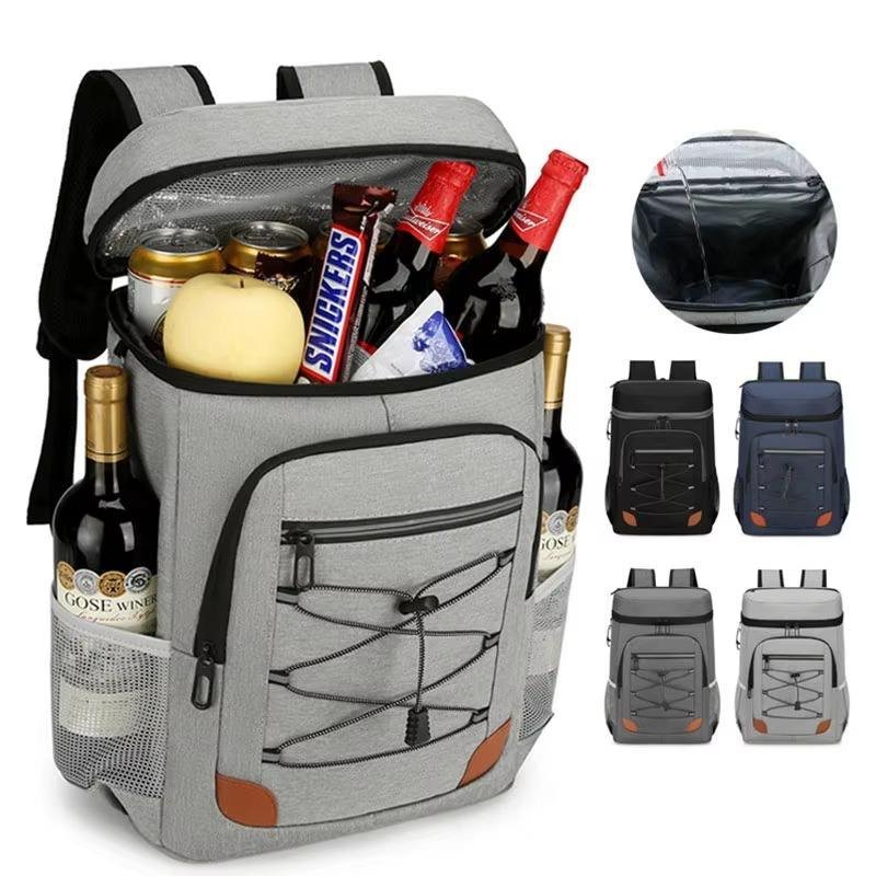 Large Capacity Cooling Totes Bento Thermal Insulation Lunch Bags for Outdoor Picnic Food Storage Insulated Cooler Bag