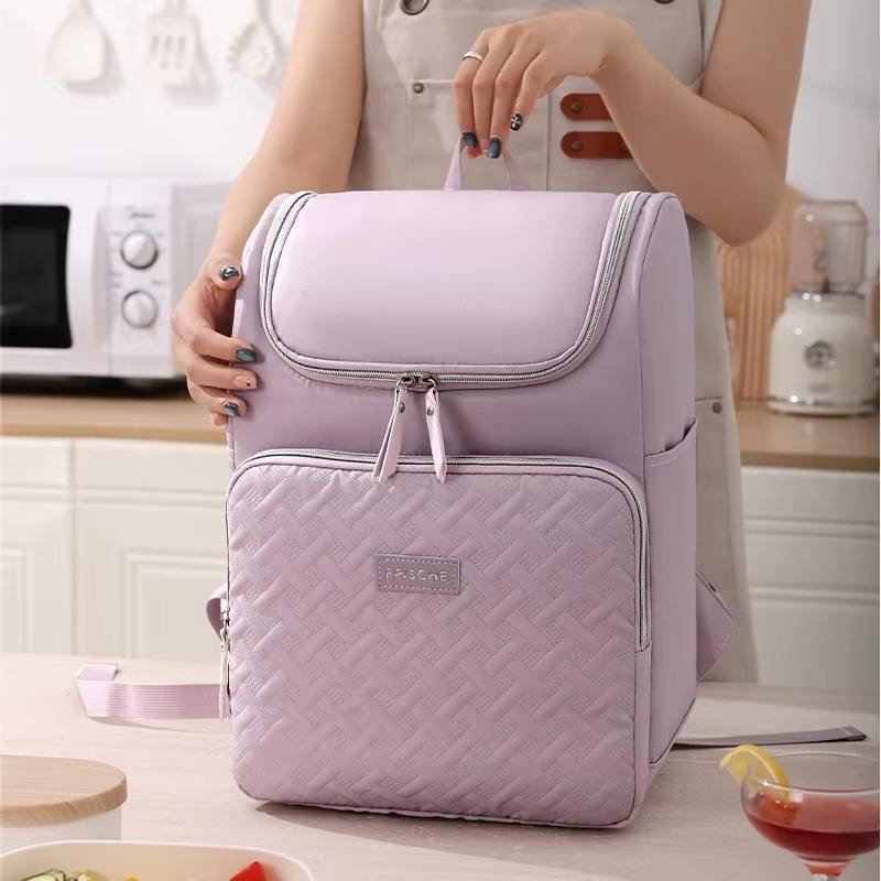 Large 20L TPU Waterproof Food Thermal Bags Leak Proof Insulated Soft Ice Cooler Backpack for Picnic Camping
