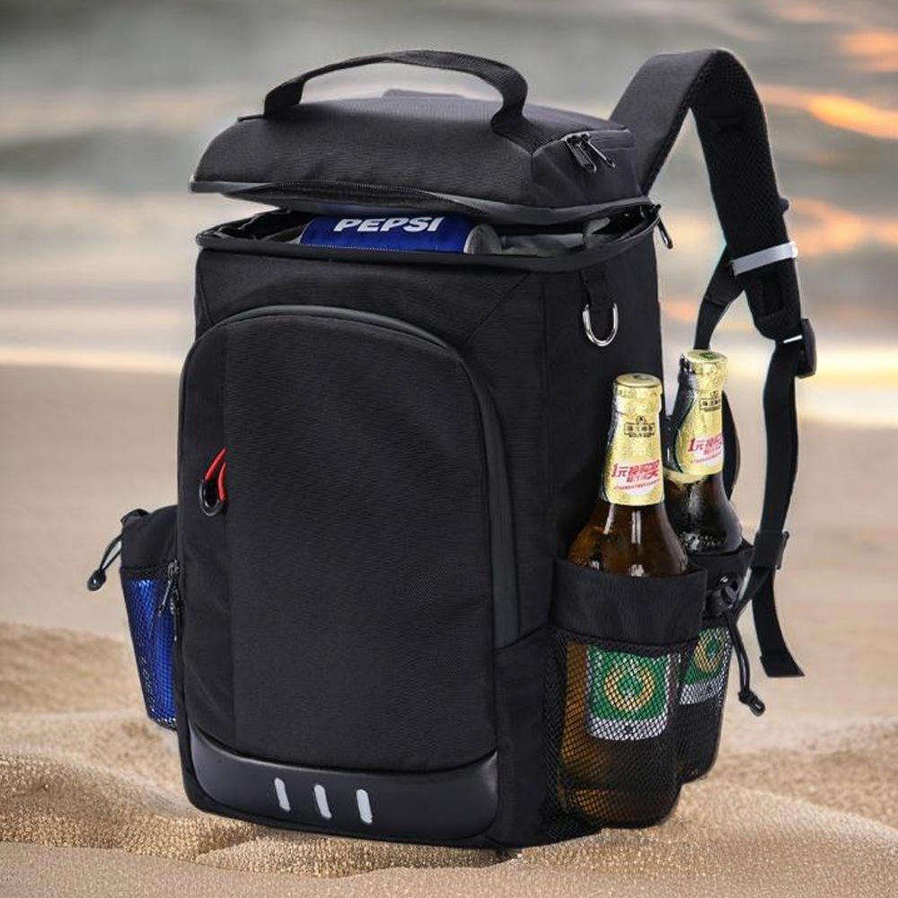Travel Folding Camping Basket Constant Temperature Beach Cooler Bags Grocery Basket Foldable Outdoor Insulated Picnic Baskets