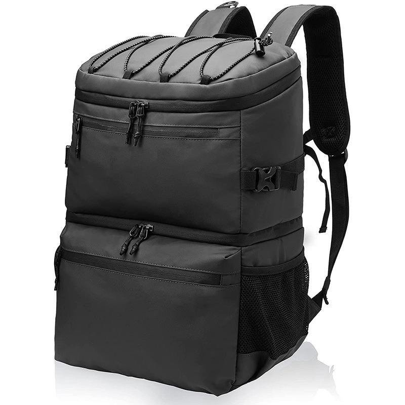 Customized Large Capacity Collapsible Insulated Cooler Bag Leakproof Lunch Box Waterproof Portable Soft Picnic Tote