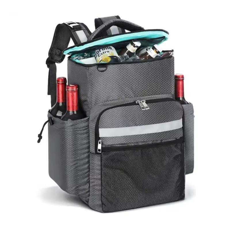 Hot Fashion Cheap Thermal Insulated Food Lunch Beach Cooler Bags Picnic Bag with Thickened Aluminum Foil and