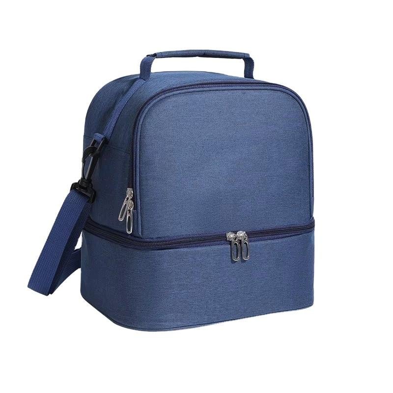 Large Cooler Lunch Bag for Outdoor with Long Shoulder Strap Insulated Picnic and Ladies
