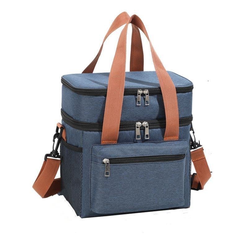New Reusable Waterproof Lightweight Lunch Bag Picnic Insulated Backpack Portable Leak-Proof Aluminum Foil Cooler Bags for Foo