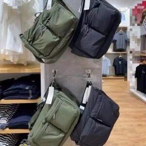 Unisex Fashion Casual Multi-pocket Messenger Bag Large Capacity Waterproof Nylon Crossbody Shoulder Handbags