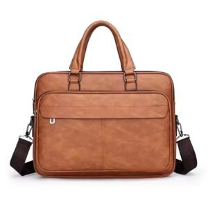 Unisex New Totes PU Leather Briefcase Laptop Handbags Office Male Bag Bag
