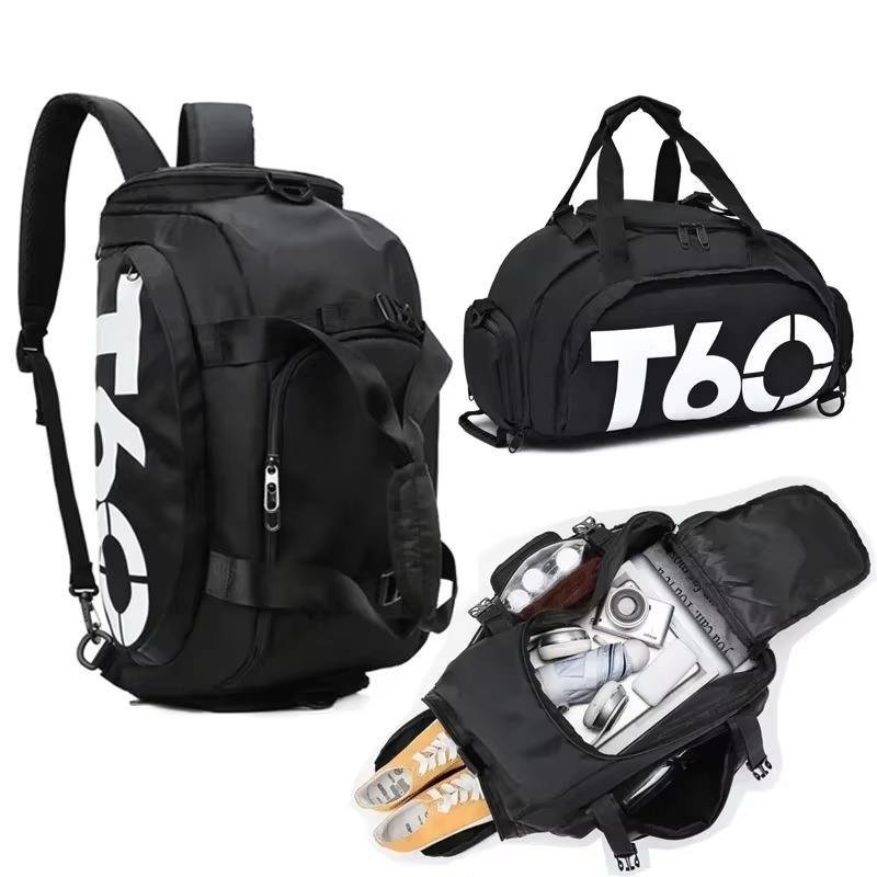 Waterproof Large Capacity Shoe Compartment Multi-function Gym Sports Duffel Backpack