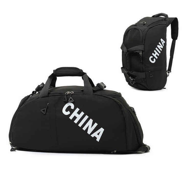 Oxford Waterproof Large Capacity Foldable Dry Wet Separation Multi-function Duffel Backpack
