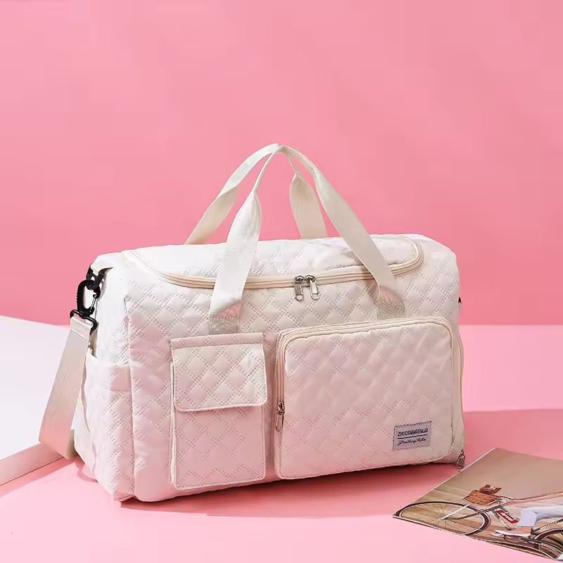 Waterproof Shoe Compartment Oxford Sports Travel Lightweight Duffel Bag
