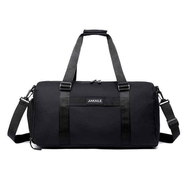 Water-Resistant Shoe Compartment Oxford Sports Travel Duffel Bag