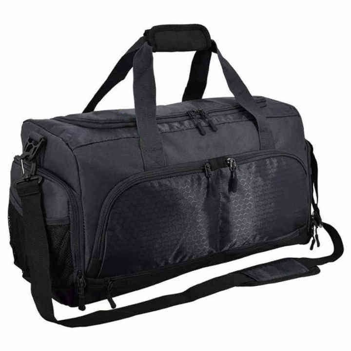 Waterproof Shoe Compartment Polyester Weekend Travel Duffel Bag