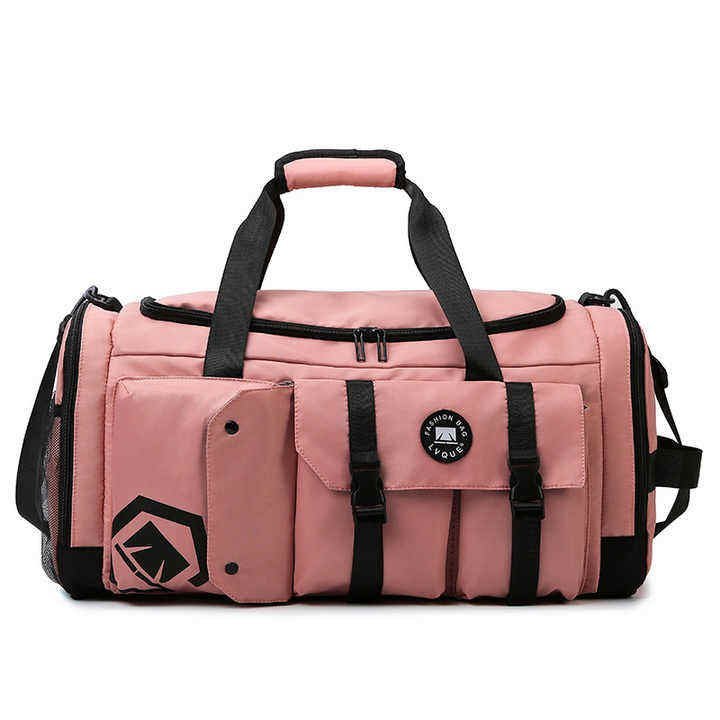 Waterproof Dry Wet Separation Oxford Weekend Travel Duffel Bag