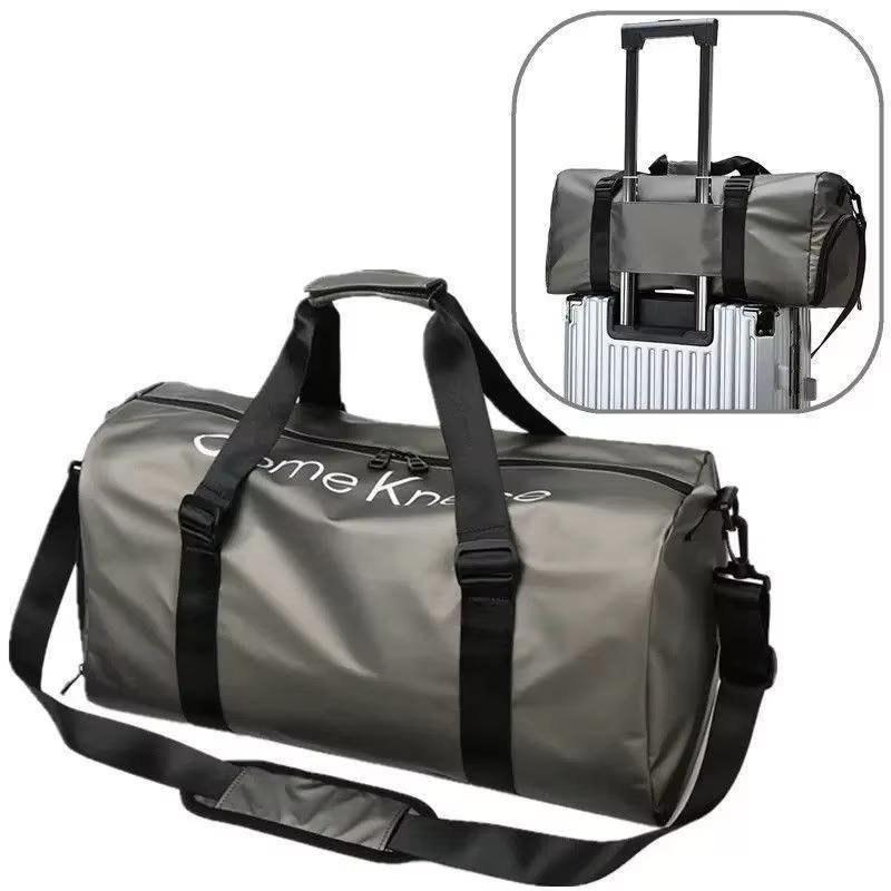 Waterproof Shoe Compartment Oxford Weekend Travel Lightweight Duffel Bag