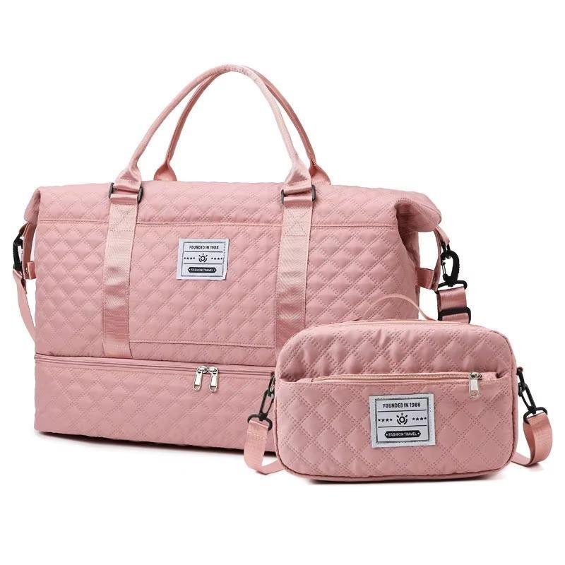 Shoe Compartment Oxford Weekend Travel Duffel Bag