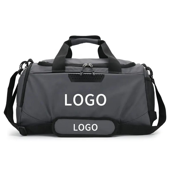 Waterproof Shoe Compartment Oxford Sports Travel Tote Duffel Bag