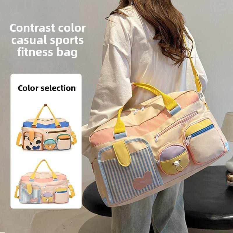 Waterproof Oxford Weekend Travel Short-Distance Duffel Bag