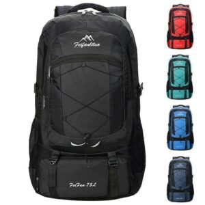 Waterproof Large Capacity Oxford Climbing Backpack with Rain Cover
