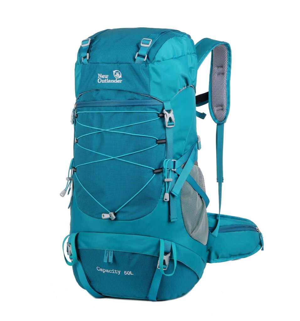 Waterproof 50L Nylon Camping Backpack