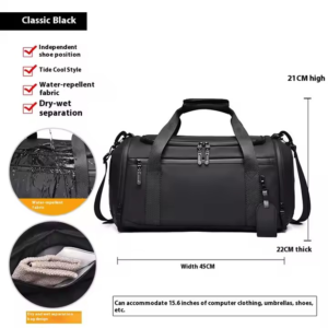 Waterproof Shoe Compartment Oxford Business Travel Duffel Bag - product image