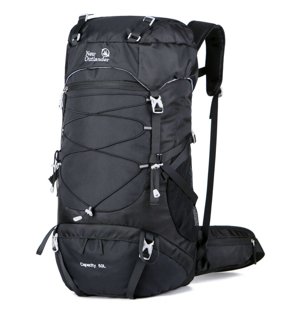 Waterproof 50L Nylon Camping Backpack - product image