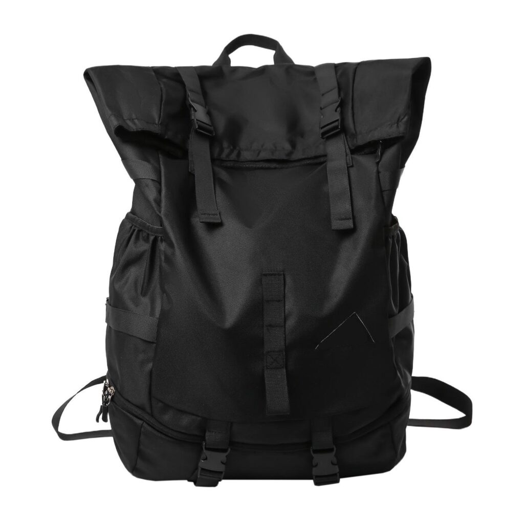 Water-Resistant Large Capacity Modern Outdoor Travel Oxford Roll Top Backpack product view