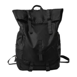 Water-Resistant Large Capacity Modern Outdoor Travel Oxford Roll Top Backpack product view