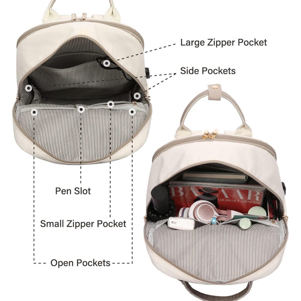 Anti-Theft Large Capacity USB Modern Business Oxford Laptop Backpack product view