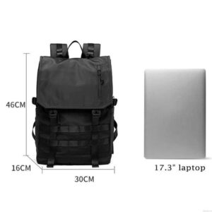 Anti-Theft Water-Resistant Large Capacity Expandable Outdoor Oxford Roll Top Backpack product view