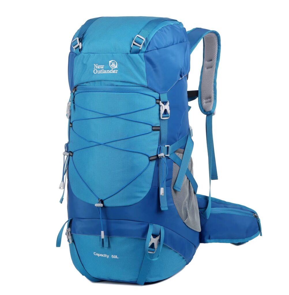Waterproof 50L Nylon Camping Backpack - product image
