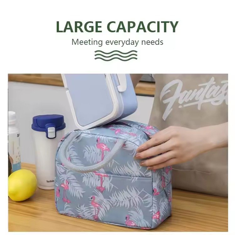 Thermal Insulated Cooler Lunch Bag Portable Shoulder Tote large capacity