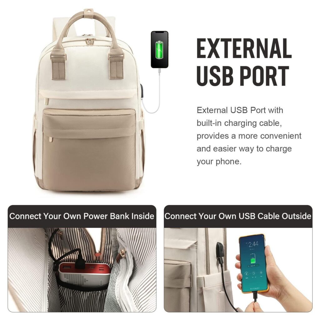 Anti-Theft Large Capacity USB Modern Business Oxford Laptop Backpack product view