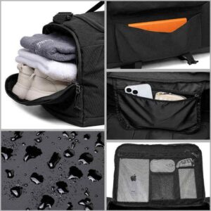 Waterproof Shoe Compartment Canvas Sports Travel Duffel Bag - product image