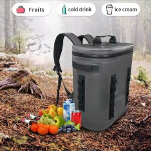 Custom Large Lunch Cooler Bag for Work Double Deck Leakproof Insulated Soft for Oxford Cloth Bags - product image