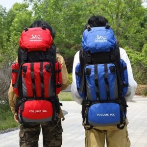 Waterproof 90L Nylon Camping Backpack - product image