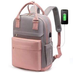 Anti-Theft Large Capacity USB Modern Business Oxford Laptop Backpack color option