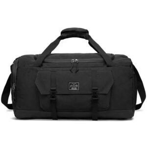 Waterproof Shoe Compartment Canvas Sports Travel Duffel Bag - color option