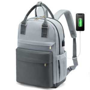 Anti-Theft Large Capacity USB Modern Business Oxford Laptop Backpack color option