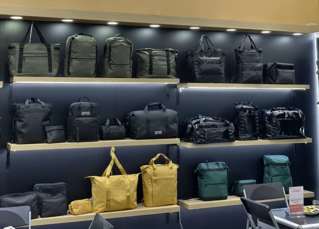OEM and ODM bag collections including backpacks, tote bags and duffle bags