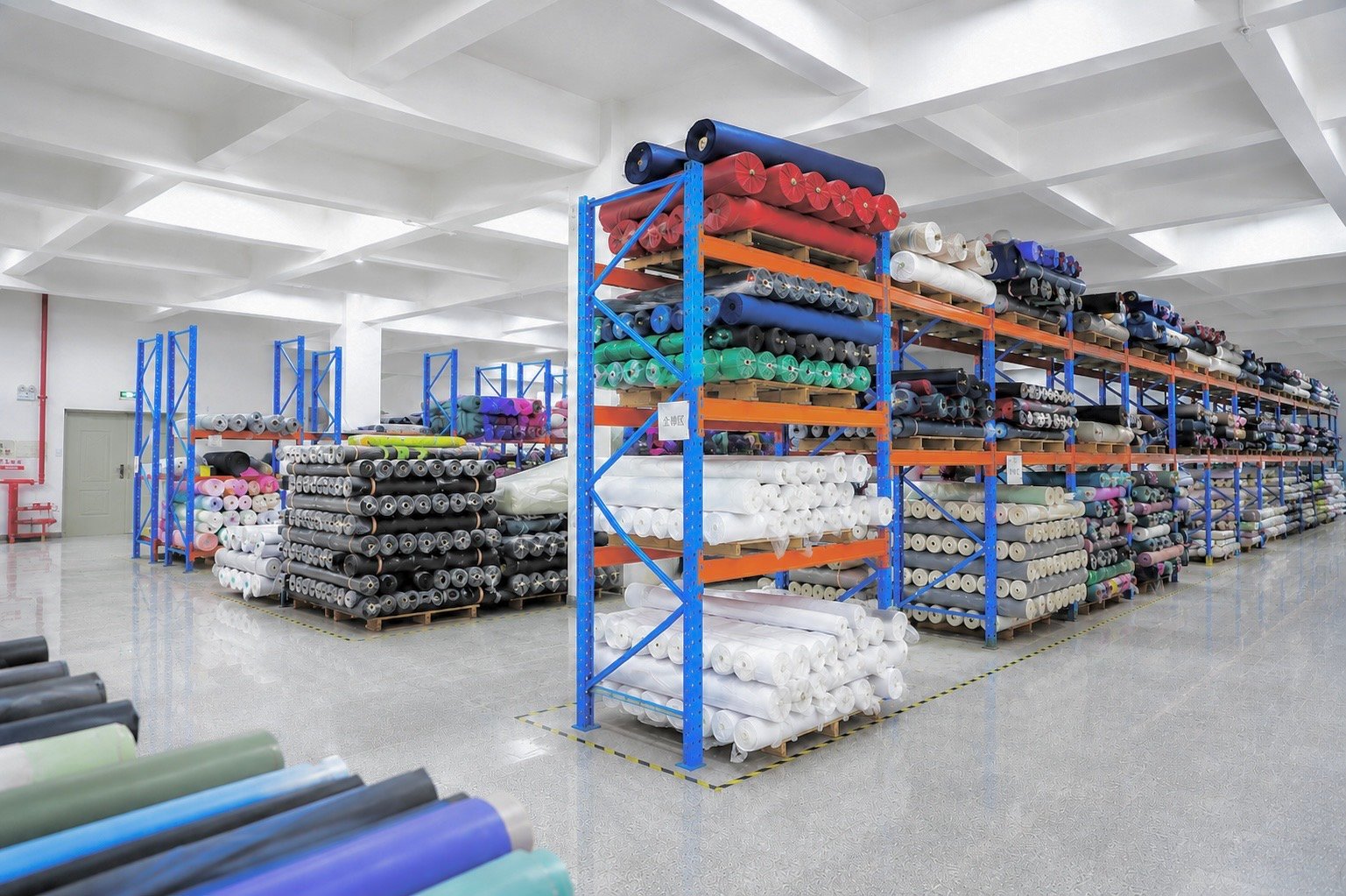 low MOQ backpack manufacturer fabric warehouse - in-house material factory