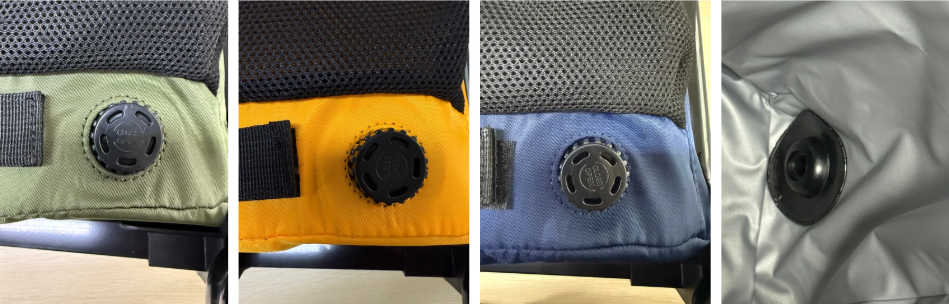 Cooler bag trolley drain valve waterproof outlet