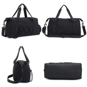 Custom Logo Oxford Crossbody Duffel Bag with Shoe Compartment – Lightweight Fitness Travel Bag - Image 3