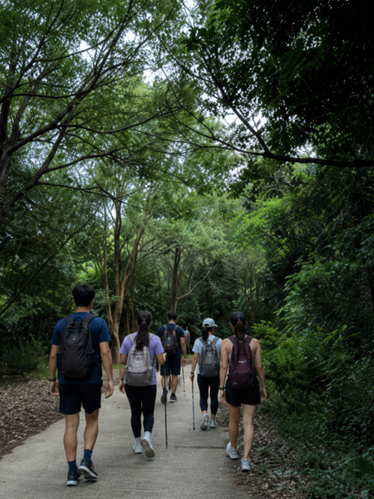 Nice Bags team hiking Qingyuan Mountain in Quanzhou