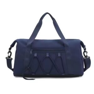Custom Logo Oxford Crossbody Duffel Bag with Shoe Compartment – Lightweight Fitness Travel Bag - Image 7